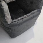 Prenosná taška pre psa Golden dog Lux - grafitová